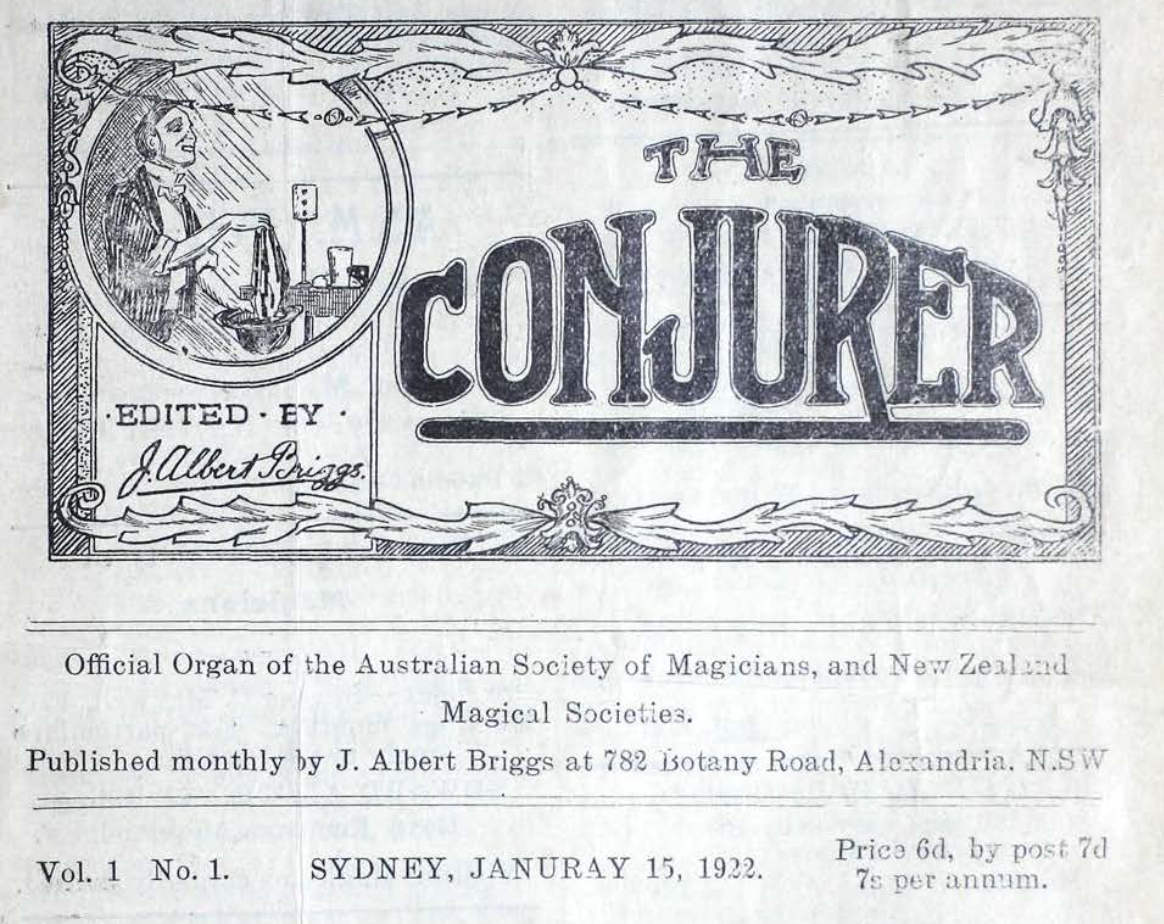The Conjuror Vol 1 No 1